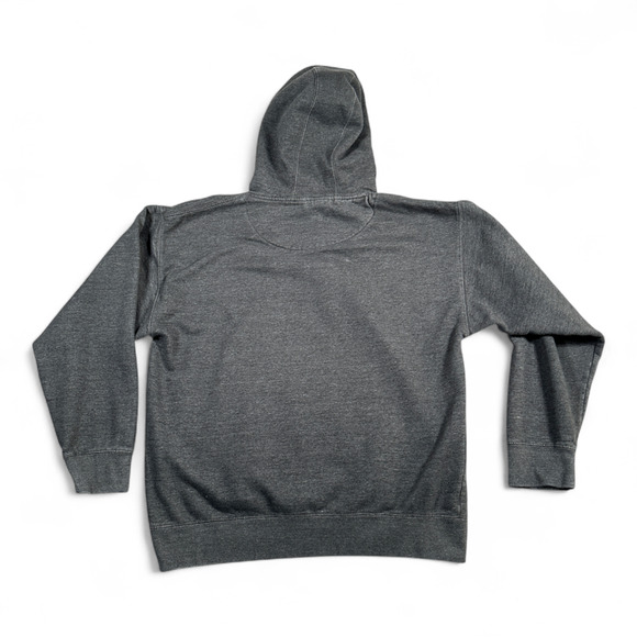 Vintage Smith Wesson Sweater Adult MEDIUM Gray Hoodie Firearms Promo Logo Y2K - Picture 3 of 8